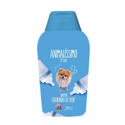 Shampoo Cheiro de Bebê Animalíssimo para Cães - 500mL
