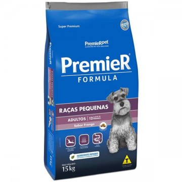 Ração Premier Formula Cães Adultos Raças Pequenas Sabor Frango  - 15kg