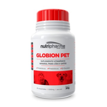 Suplemento Vitamínico Globion Pet 1000mg - 30 Comprimidos
