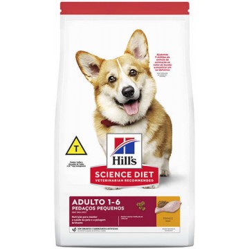 Ração Hills Science Diet Pedaços Pequenos para Cães Adultos - 2,4kg
