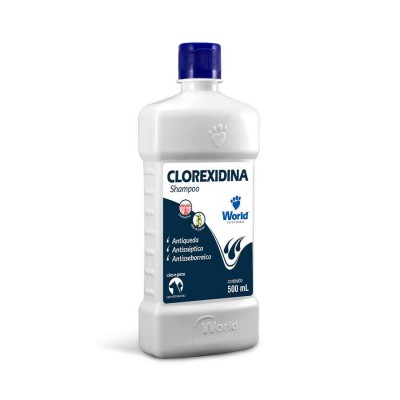 Shampoo Clorexidina Dug's World para Cães e Gatos - 500ml