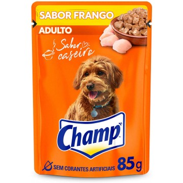 Sachê Champ para Cães Adultos Sabor Caseiro Frango - 85g