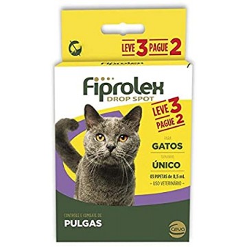 Combo Antipulgas Fiprolex para Gatos - Pague 2 Leve 3