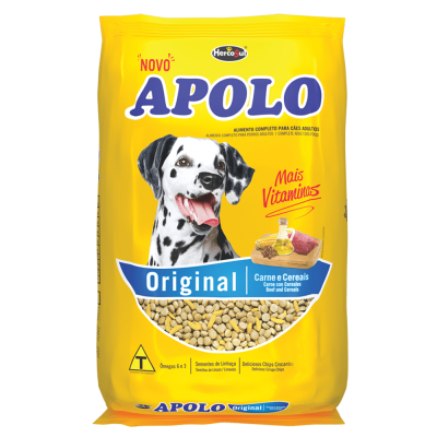 Ração Apolo Original Cães Adultos Carne e Cereais - 10,1kg + BRINDE