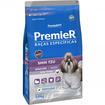 Ração Premier Raças Específicas Shih Tzu para Cães Adultos Sabor Frango - 1kg