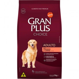 Ração a Granel GranPlus Choice Cães Adultos Frango e Carne - 1kg