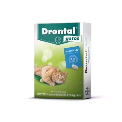 Vermífugo Drontal para Gatos - 1 comprimido