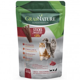 Sticks Gran Nature para Gatos Sabor Carne - 60g