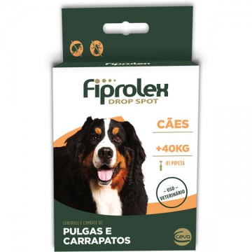 Antipulgas e Carrapatos Fiprolex para Cães mais de 40kg