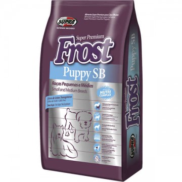 Ração Frost Puppy SB Cães Raças Pequenas e Médias - 15kg + Caminha Frost de Brinde