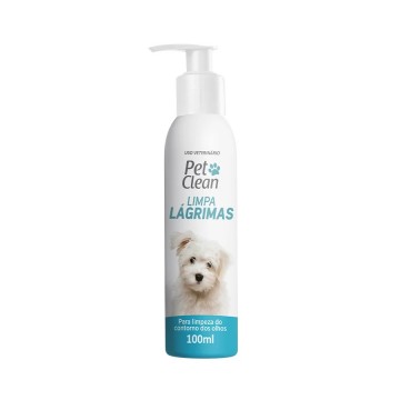 Limpador de Lágrimas Pet Clean para Cães e Gatos - 100ml