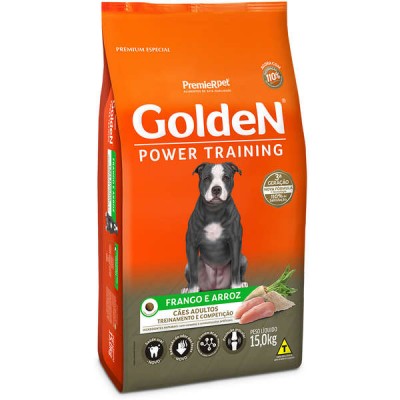 Ração Golden Power Training Cães Adultos - 15kg