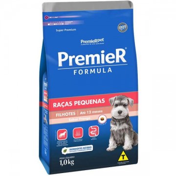Ração Premier Fórmula Cães Filhotes Raças Pequenas Sabor Frango - 1kg