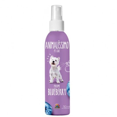 Perfume Animalíssimo Pet Care Blueberry para Cães - 50mL