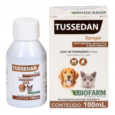 Tussedan Biofarm para Cães e Gatos - 100ml