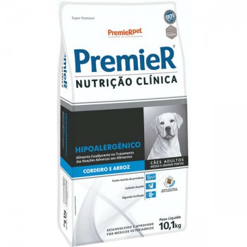 Ração Premier Nutrição Clínica Hipoalergênico Cães Médio e Grande Porte - 10,1kg