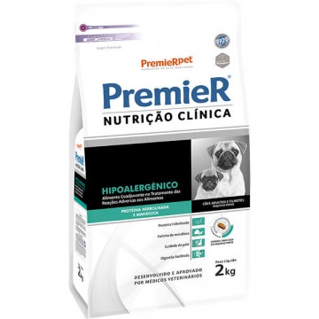 Ração Premier Nutrição Clínica Hipoalergênico para Cães Raças Pequenas - 2kg